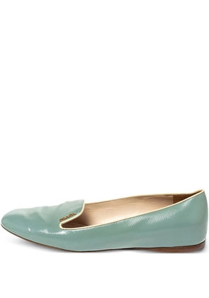 Prada Pre-Owned leather slippers - Blue