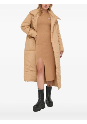 Notes du Nord ribbed-knit elbow-patch sweater - Brown