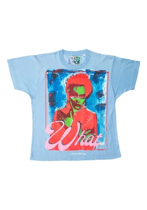 Better with Age Wha? graphic T-shirt - Blue