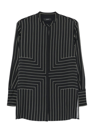 JOSEPH geometric-pattern shirt - Black