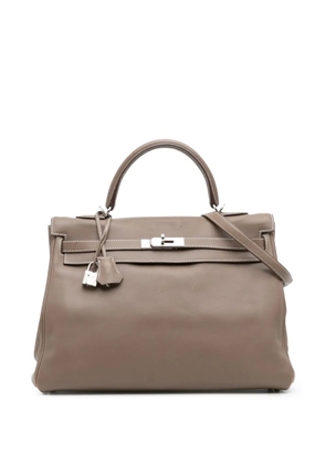 Hermès Pre-Owned 2008 Swift Kelly II Retourne 35 satchel - Brown