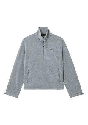 tout a coup half-zip fleece sweatshirt - Grey