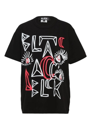 Black Comme Des Garçons graphic-printed T-shirt