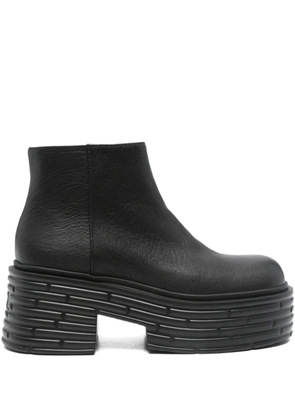AGL 70mm round-toe boots - Black