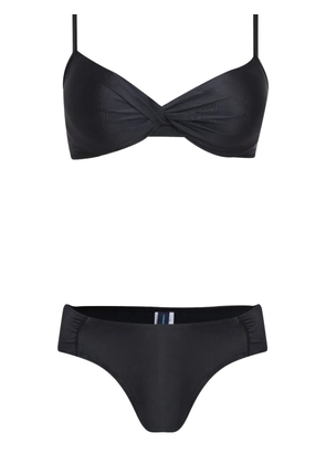 Lygia & Nanny Vitoria twist-front bikini - Black