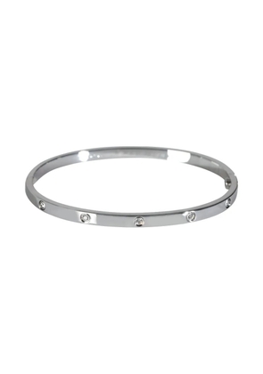 Cartier 18K white gold Love diamond bangle - Silver