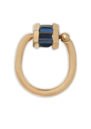 Marla Aaron 18K yellow gold Baguette trundle-lock ring