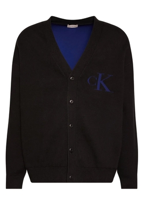 Calvin Klein Jeans logo-embellished cardigan - Black