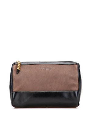 Loewe Pre-Owned 2000-2025 Leather Velazquez pouch - Black