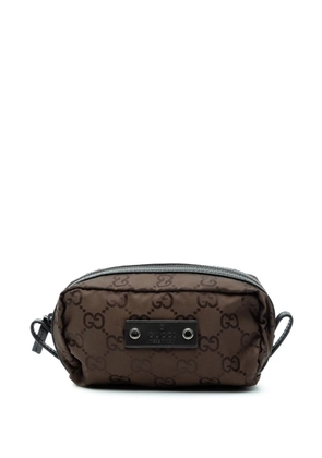 Gucci Pre-Owned 2000-2015 GG Nylon pouch - Brown