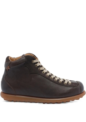 Camper lace-up round-toe boots - Brown