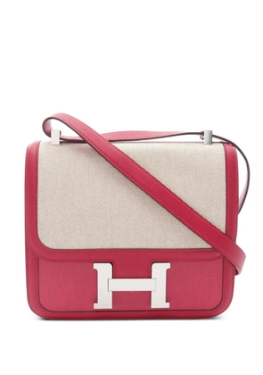 Hermès Pre-Owned 2021 Toile H Berline Swift Constance III 24 shoulder bag - Pink