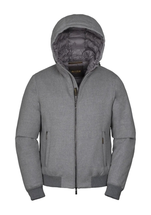 Moorer Oniro LSL hooded-zip jacket - Grey