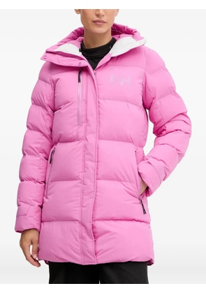 Helly Hansen hooded-neckline parka coat - Pink