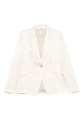 IMPERIAL peak-lapel single-breasted blazer - White