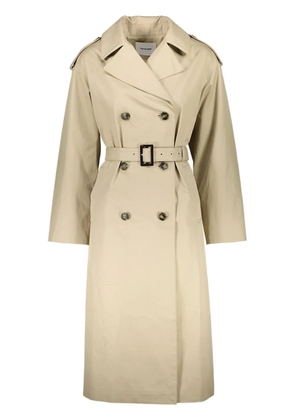 Yves Salomon cotton gabardine trench coat - Neutrals