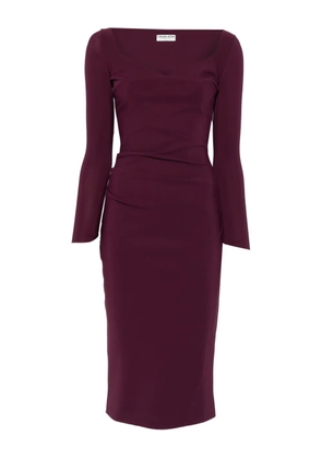 CHIARA BONI La Petite Robe Luheart long-sleeve dress - Red