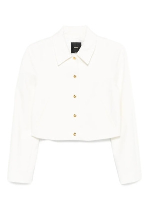PINKO cropped buttoned jacket - White