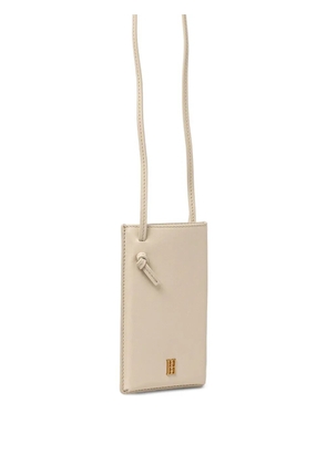 By Malene Birger leather phone case - Neutrals