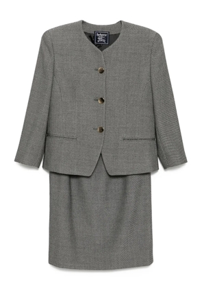 Burberry Pre-Owned 1990-2000s setup suit jacket skirt - Grey