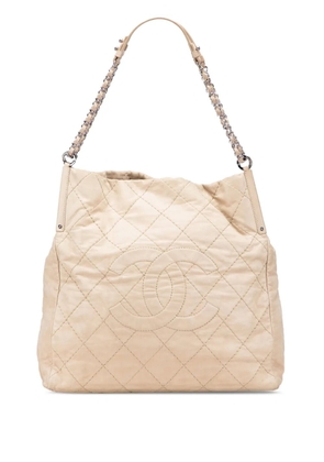 CHANEL Pre-Owned 2011 Iridescent Calfskin Sea Hit tote bag - Brown