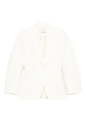 Róhe shawl-lapel blazer - White