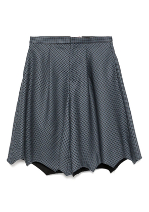 MASU asymmetric design shorts - Blue