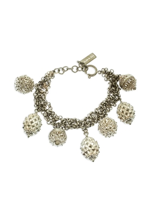 Etro Pre-Owned charm-detailing bracelet - Silver