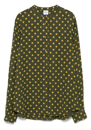 ASPESI polka-dot shirt - Green