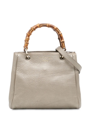 Gucci Pre-Owned 2016-2025 Small Calfskin Bamboo Shopper satchel - Gold