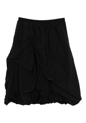ALAINPAUL draped skirt - Black