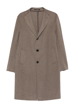 Tagliatore Colorado buttoned coat - Brown