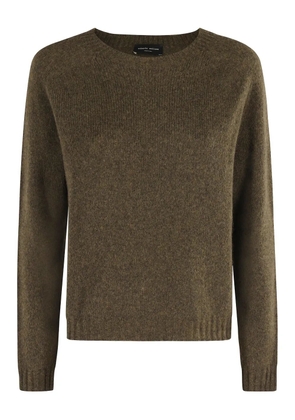 Roberto Collina round-neck wool sweater - Green