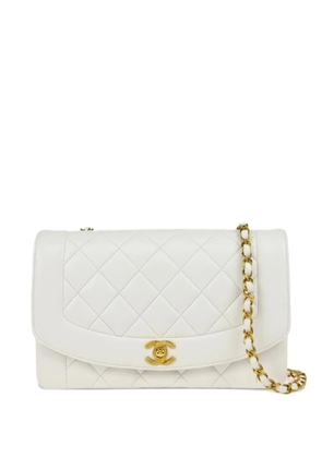 CHANEL Pre-Owned 1995 medium Diana shoulder bag - White