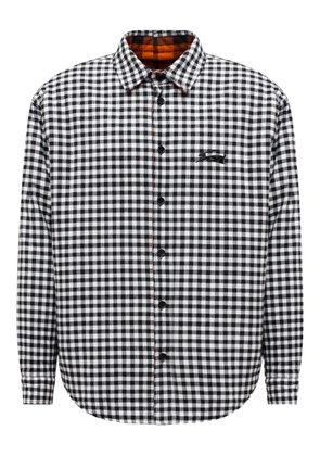 MSGM checked reversible shirt - White