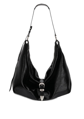 Marge Sherwood buckle-fastening leather shoulder bag - Black