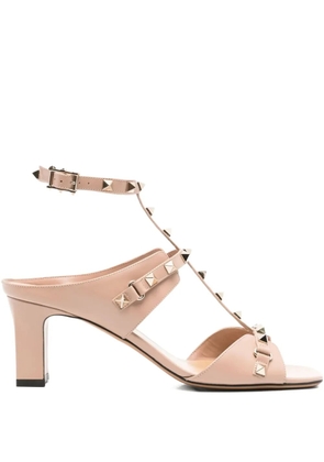 Valentino Garavani Pre-Owned 60mm Rockstud leather sandals - Pink