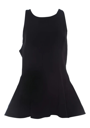 Prabal Gurung peplum round-neck top - Black