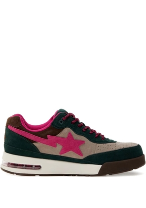 A BATHING APE® star-patch suede sneakers - Pink
