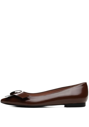 Poche Paris Lorraine flat pumps - Brown