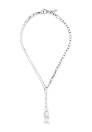 Ellen Conde crystal-embellished necklace - Silver