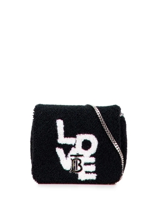Burberry Pre-Owned 2018-2025 Mini Terry Cloth Lola Love crossbody bag - Black