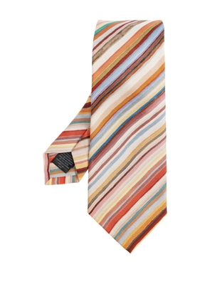 Paul Smith striped tie - Neutrals
