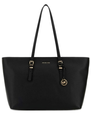 Michael Michael Kors logo-lettering shoulder bag - Black