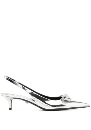 Versace 50mm slingback pumps - Silver