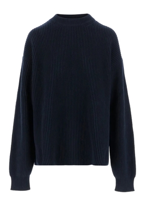 Jil Sander ribbed crewneck sweater - Blue