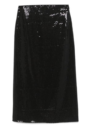 Peserico sequinned maxi skirt - Black