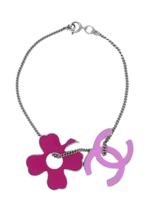 CHANEL Pre-Owned 2004 CC clover bracelet - Silver