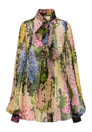 Oscar de la Renta Foxglove blouse - Black