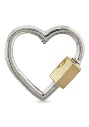 Marla Aaron 14K yellow gold Heartlock pendant - Silver